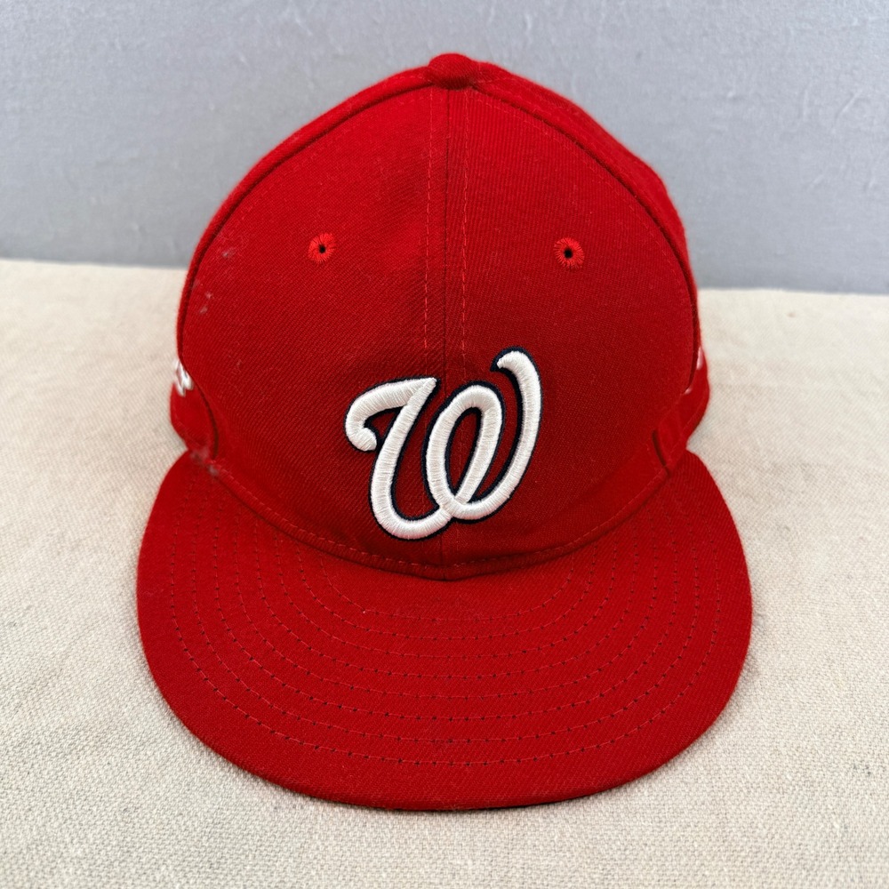 New Era 59FIFTY Washington Nationals 2018 All Star Game Fitted Hat Red 7 3/8